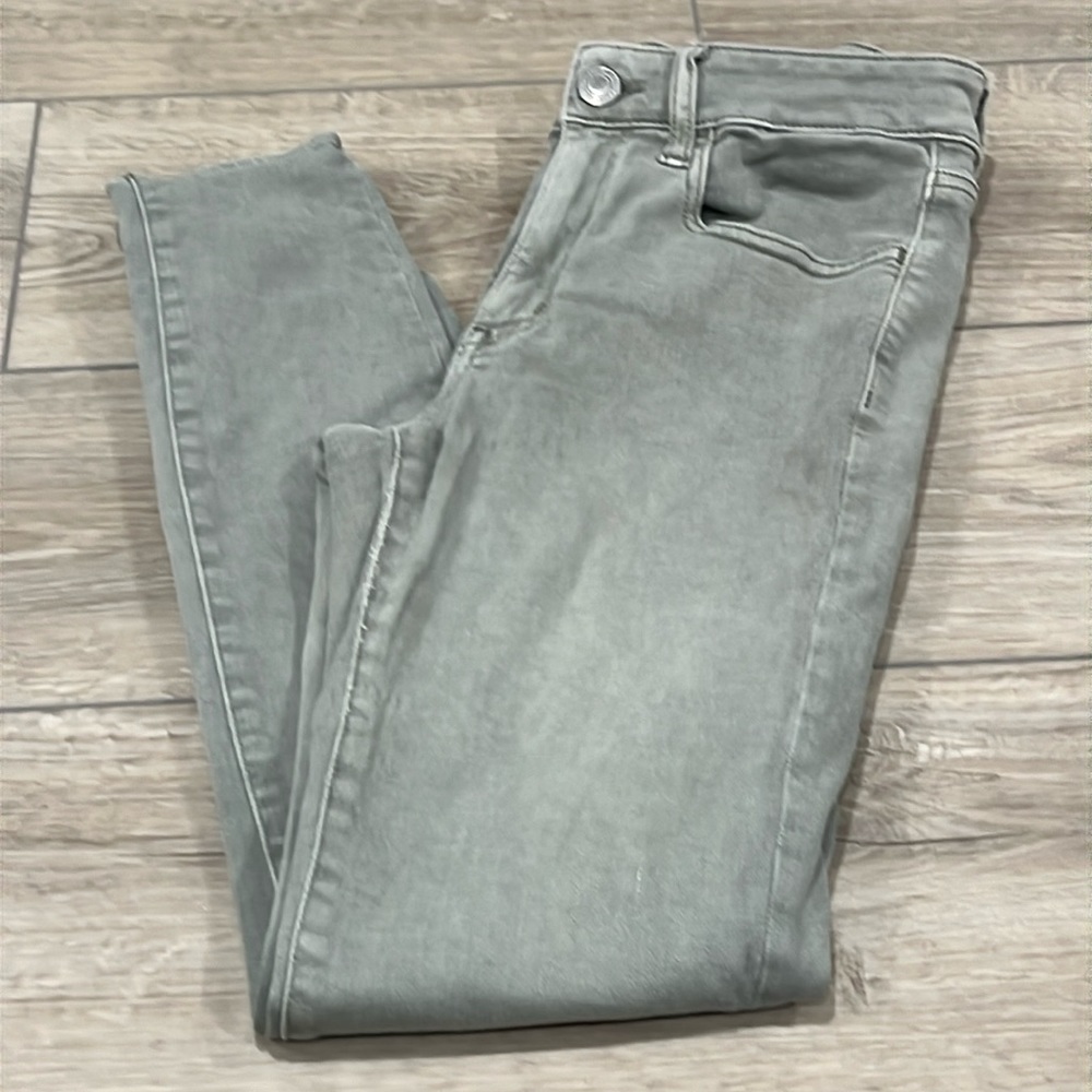 Light green American eagle jeggings